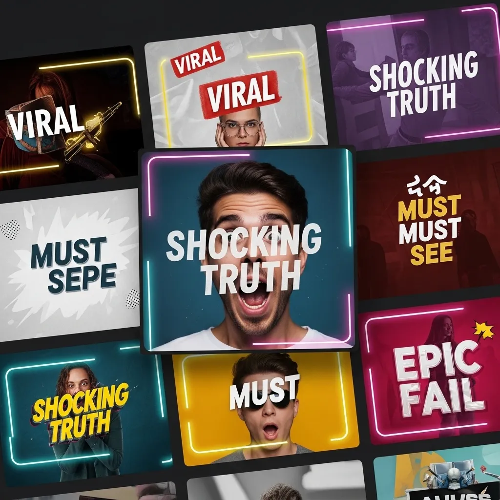 I will design eye catching YouTube thumbnails with high CTR