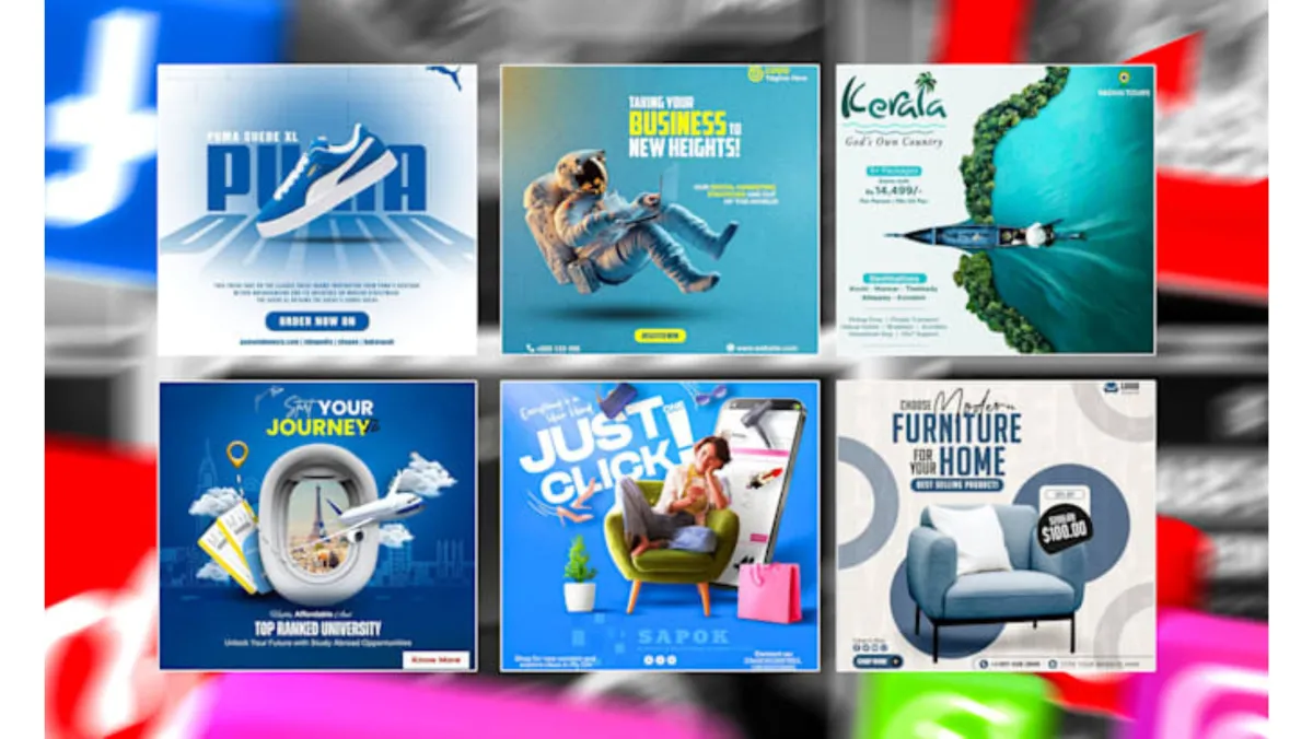 I will design instagram, facebook posts and ad creatives