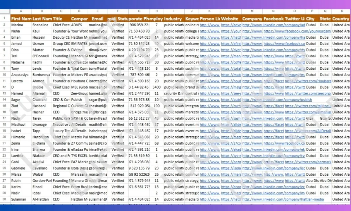 I will provide targeted B2B Leads with Email list building for any industry. 