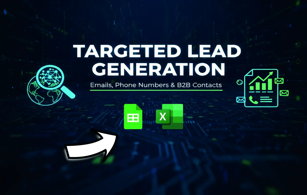 research and collect accurate data for your targeted lists