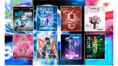 I will design instagram, facebook posts and ad creatives