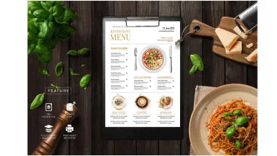 I Will Design Modern Menu Restaurant Menu Digital Menu