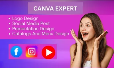 I will design post, social media design, Canva design expert