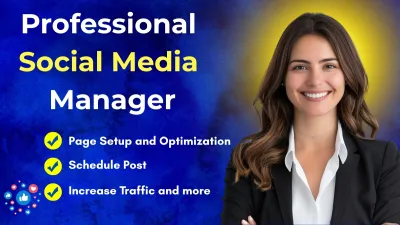 I will be your professional Social Media Manager