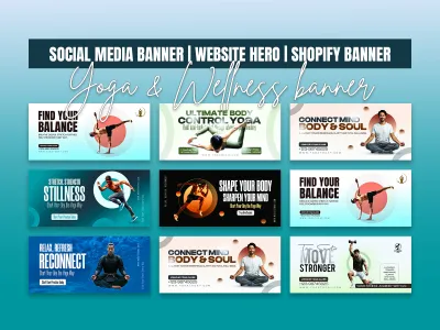 Do web banner, banner advertising, display ads banner & Social Media Banner design