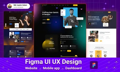 create modern figma wireframe, website and landing page uiux