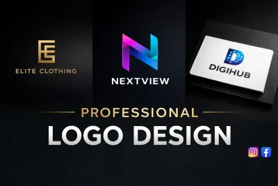 I will design a modern minimalist logo and full brand identity kit