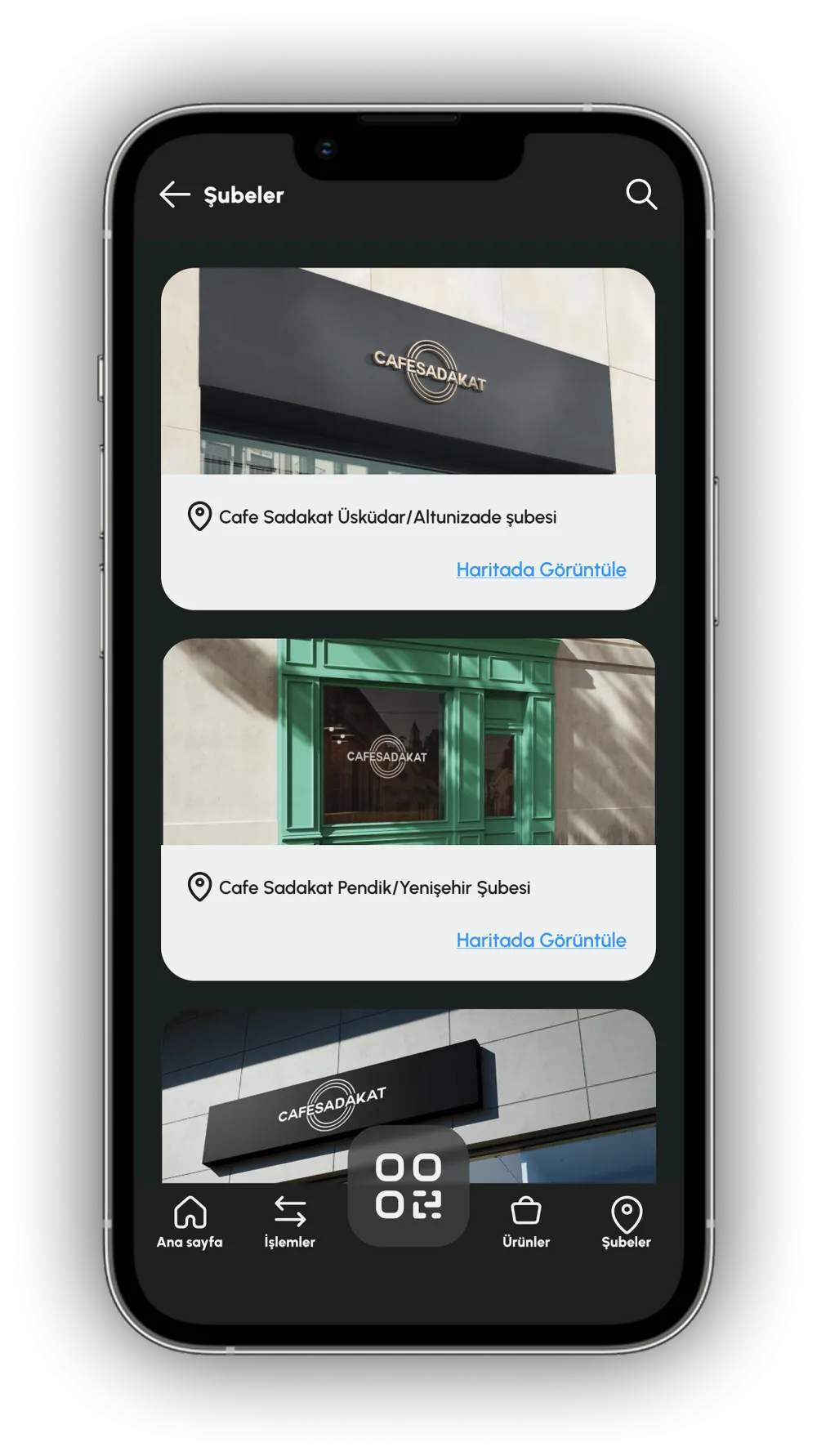 Saadet Cafe — Mobile App UI/UX Design