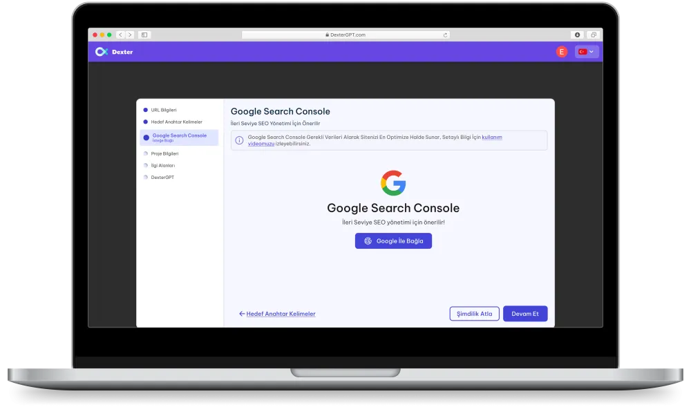 DexterGPT — CEO & AI Platform Website UI/UX