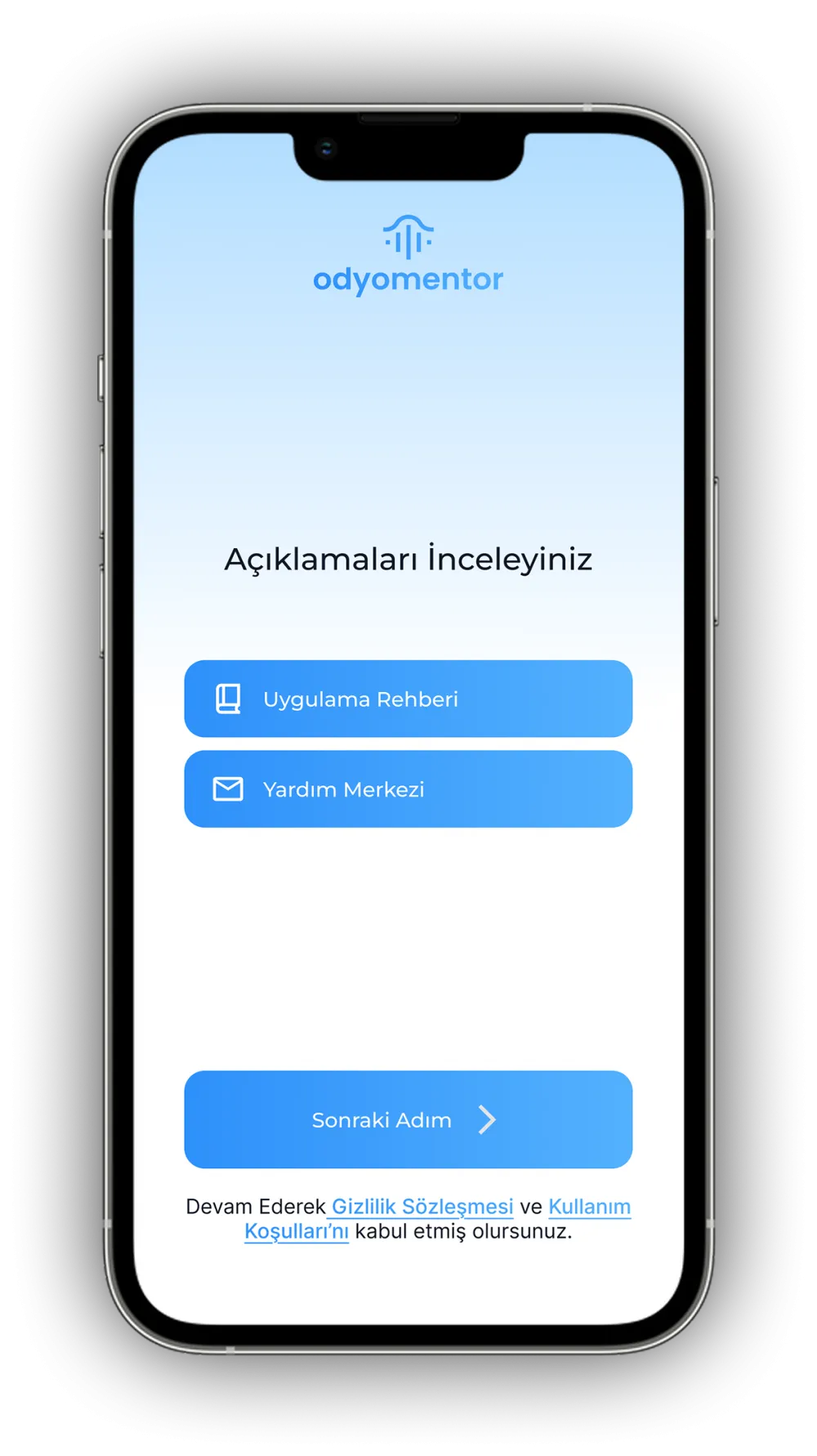 Odyomentor — Accessibility-Focused Mobile App UI/UX Design