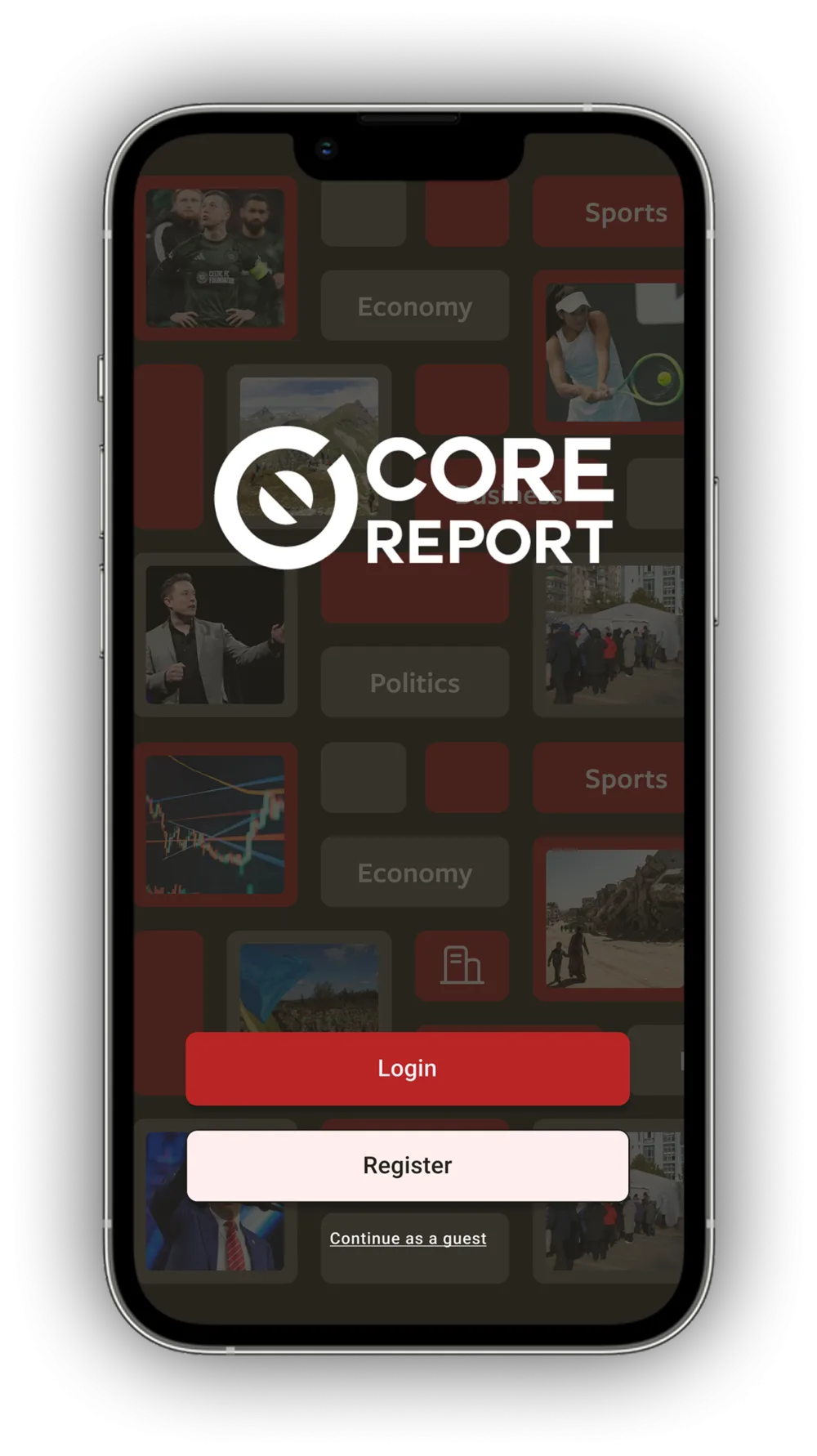 Core Report — Mobile News App UI/UX Design 