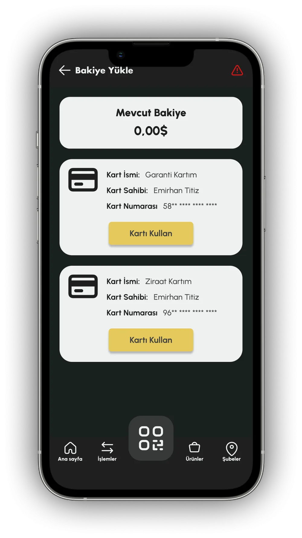 Saadet Cafe — Mobile App UI/UX Design