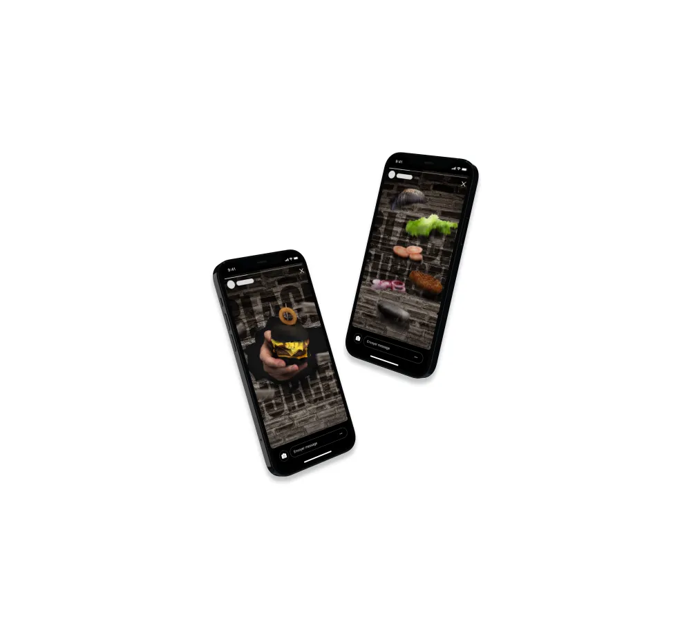 Black Burger Social Media Designs